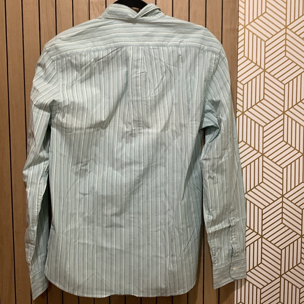 J.Crew Slim Untucked Stripe Button Down Shirt - Picture 3 of 5
